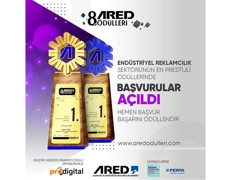8. ARED Ödülleri'22 Yarışmasının Son Başvuru Tarihi 11 Kasım 2022