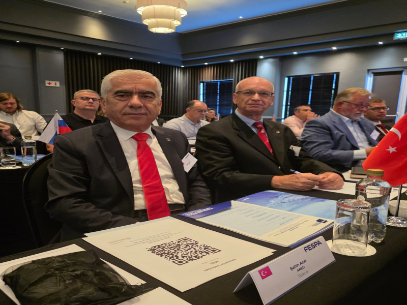 ARED FESPA 2026 Genel Kurulunda Türkiye’yi Temsil Etti