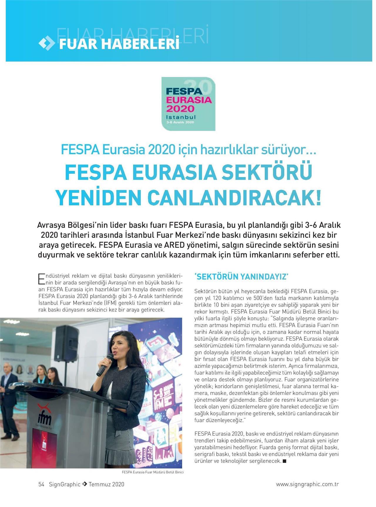 Fespa Eurasia sektörü yeniden canlandıracak