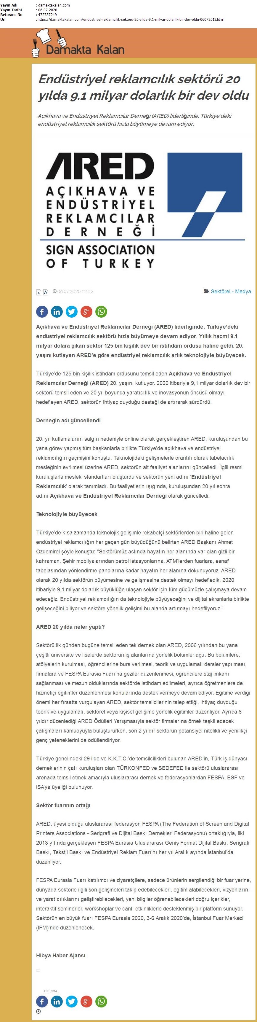 Endüstriyel reklamcılık sektörü 20 yılda 9.1 milyar dolarlık bir dev oldu