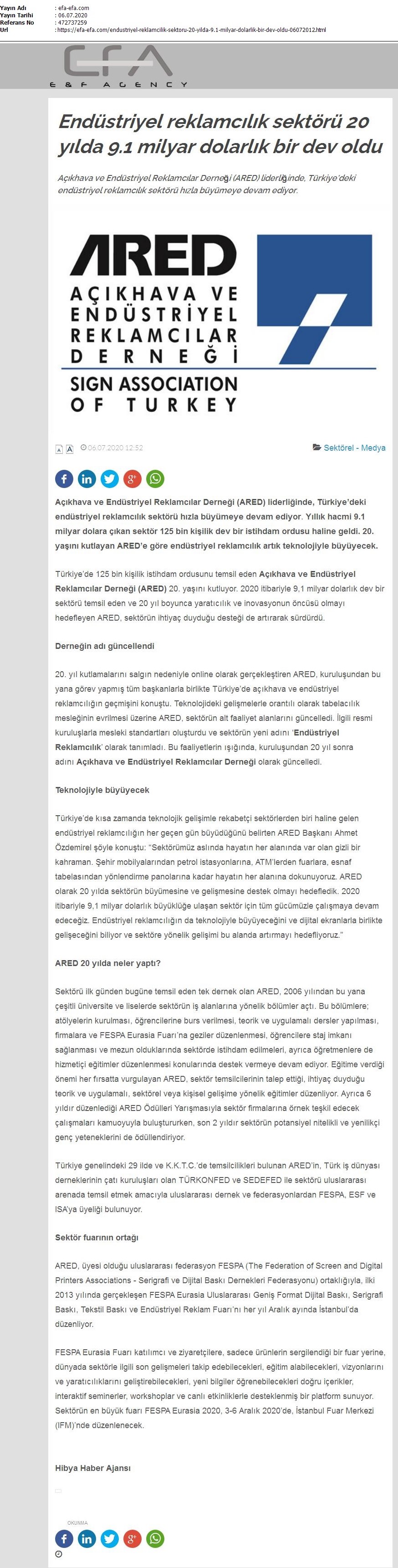 Endüstriyel reklamcılık sektörü 20 yılda 9.1 milyar dolarlık bir dev oldu