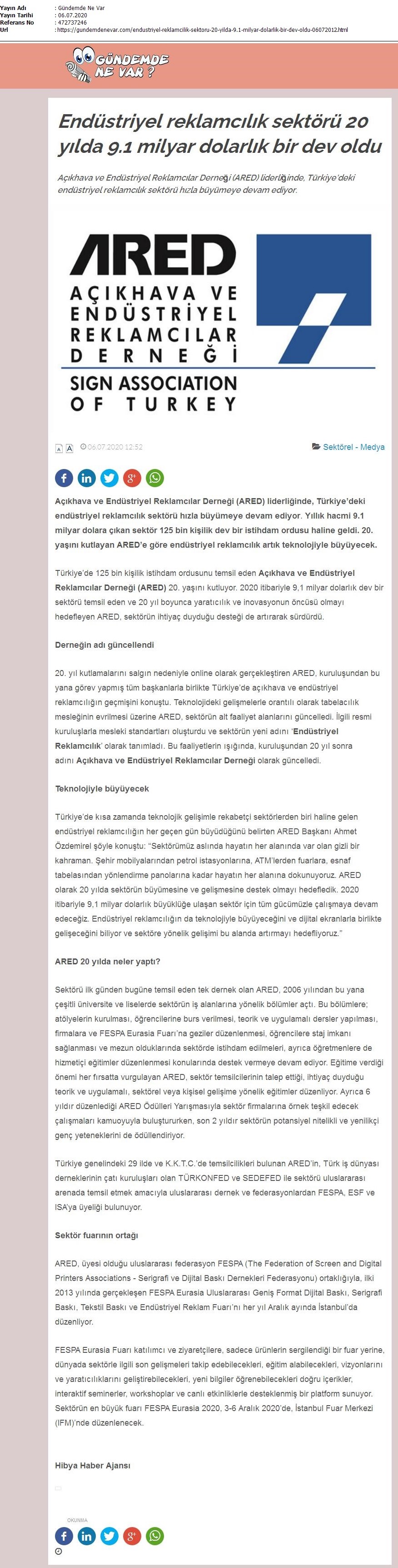 Endüstriyel reklamcılık sektörü 20 yılda 9.1 milyar dolarlık bir dev oldu