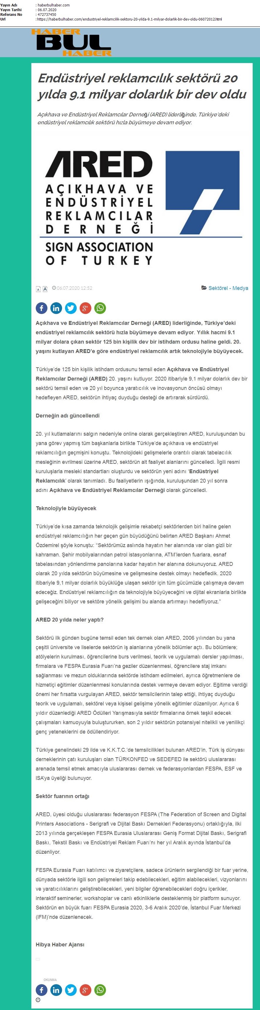 Endüstriyel reklamcılık sektörü 20 yılda 9.1 milyar dolarlık bir dev oldu