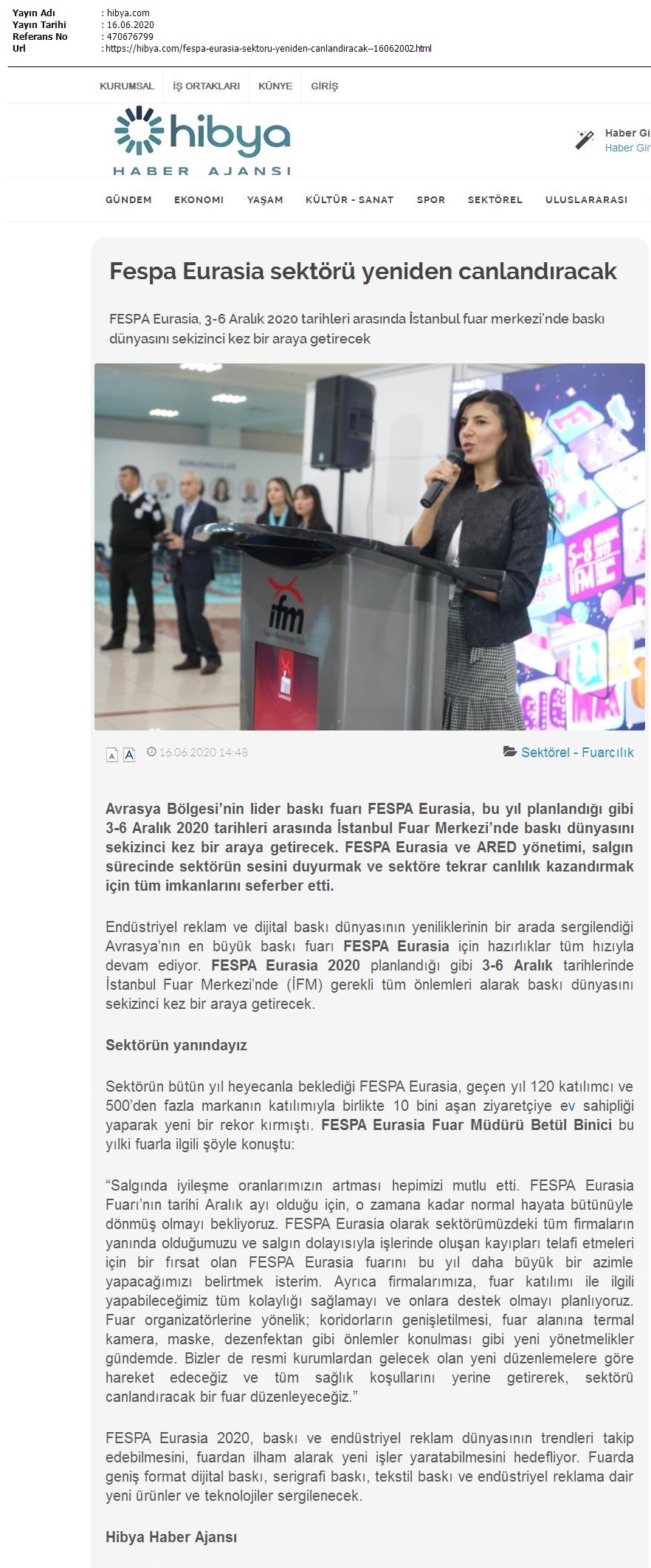 Fespa Eurasia sektörü yeniden canlandıracak