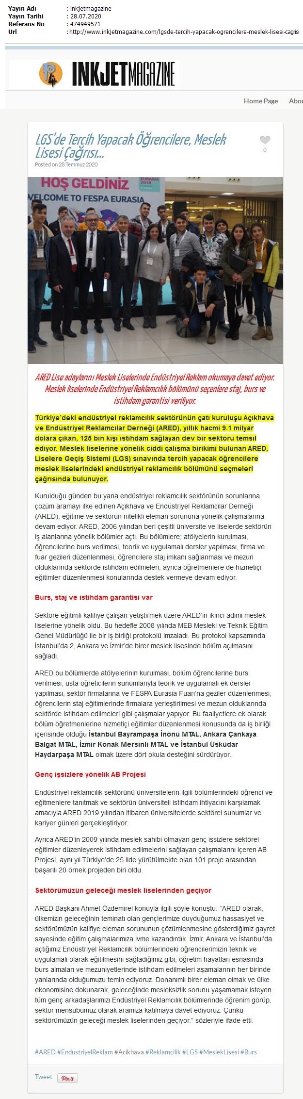 LGS’de tercih yapacak öğrencilere, meslek lisesi çağrısı...