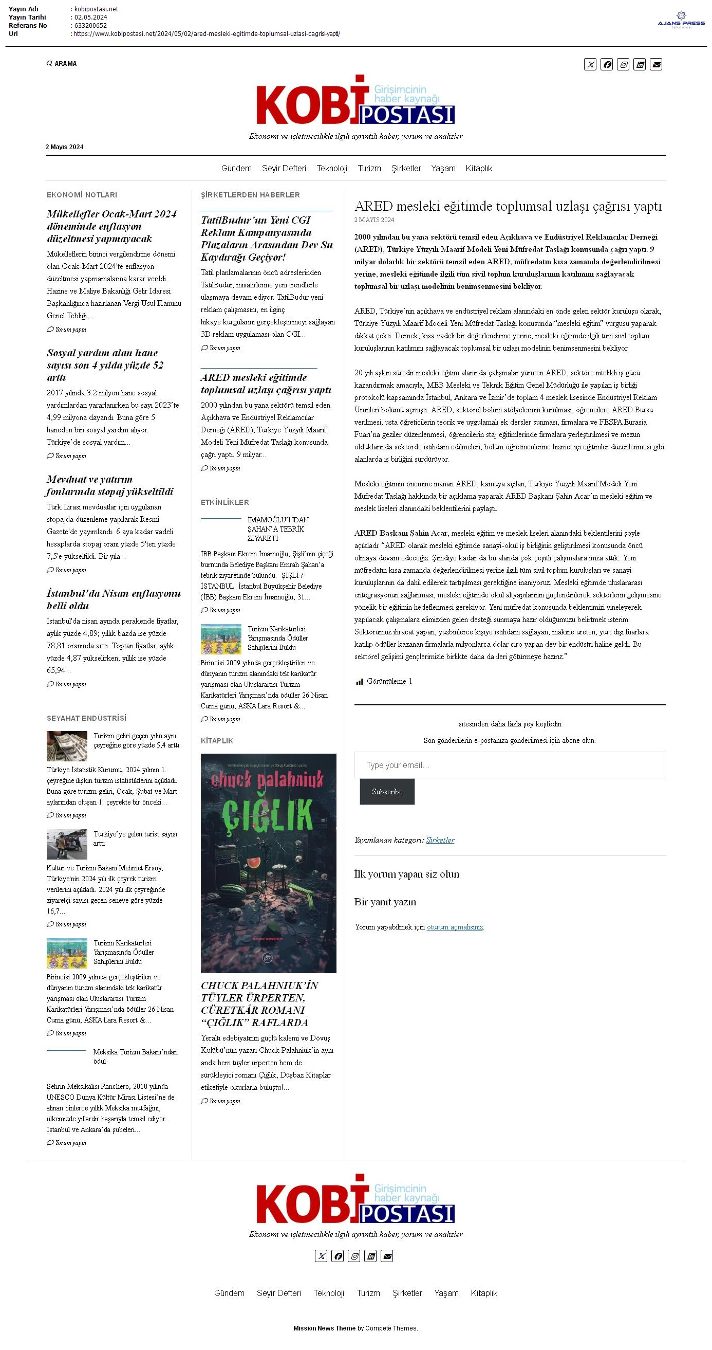 ARED mesleki eğitimde toplumsal uzlaşı çağrısı yaptı