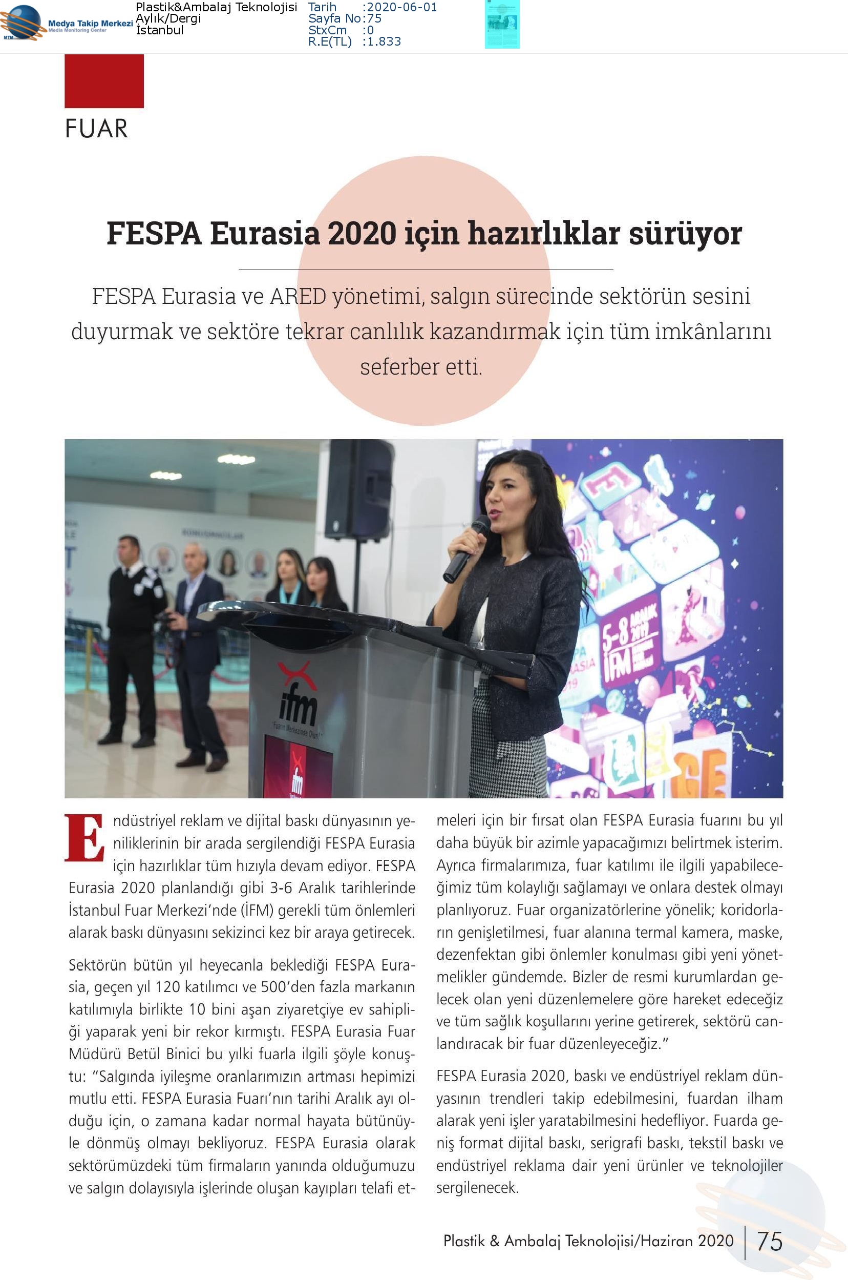 Fespa Eurasia sektörü yeniden canlandıracak