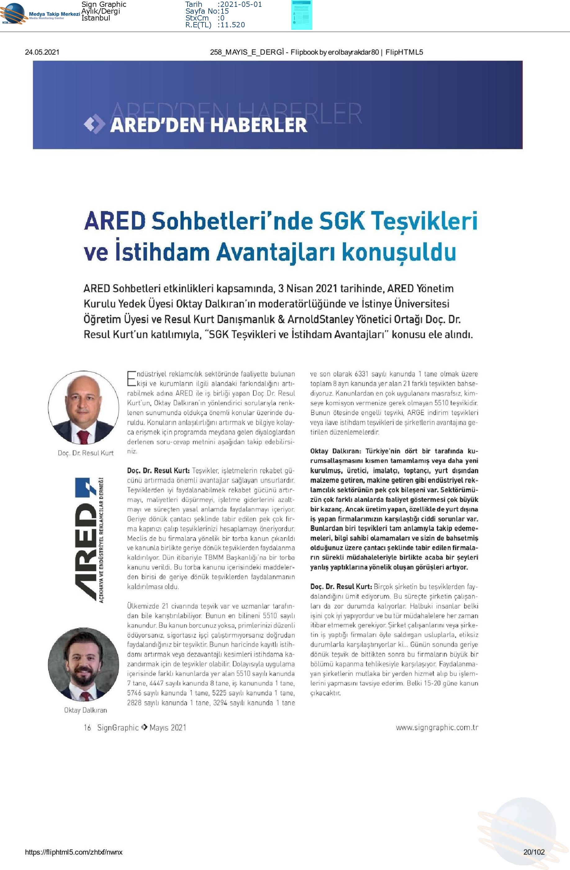 ARED Sohbetleri'nde SGK Teşvikleri ve İstihdam Avantajları konuşuldu