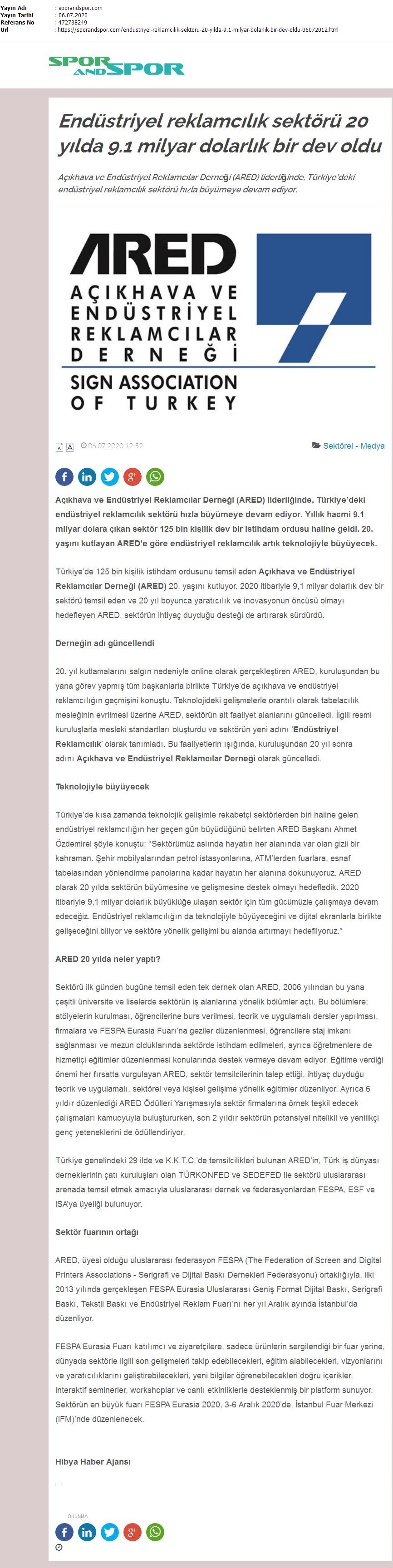 Endüstriyel reklamcılık sektörü 20 yılda 9.1 milyar dolarlık bir dev oldu