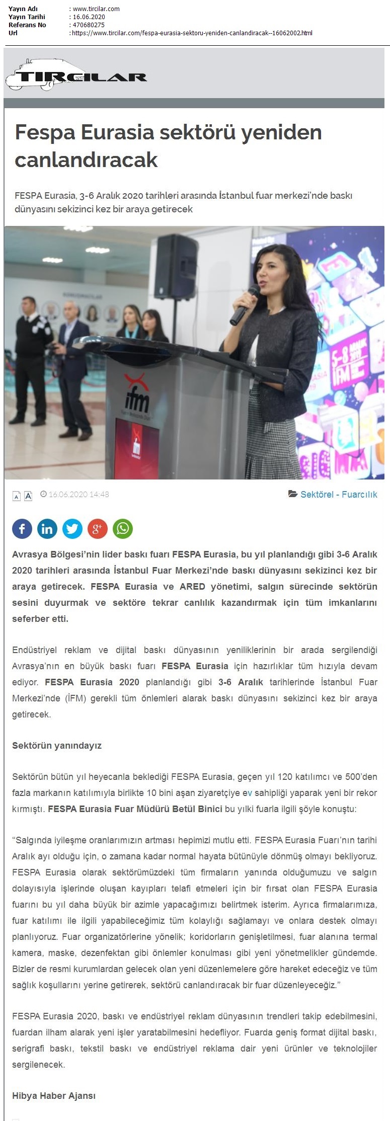 Fespa Eurasia sektörü yeniden canlandıracak